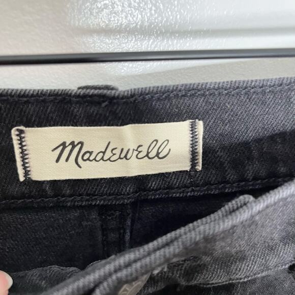 Madewell The 90s Stright Denim Jeans Womens 26 Black Wash Cotton Pockets Casual - Picture 7 of 12